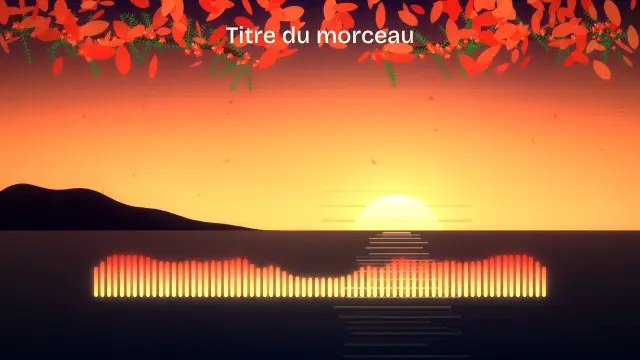 Modèle Pétales de flamboyant : aperçu de la vidéo
