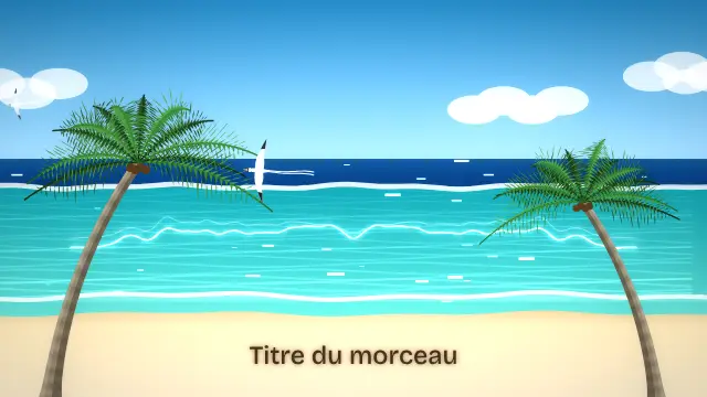 Modèle Plage : aperçu de la vidéo