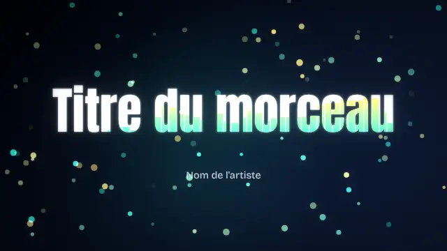 Modèle Titre égaliseur : aperçu de la vidéo