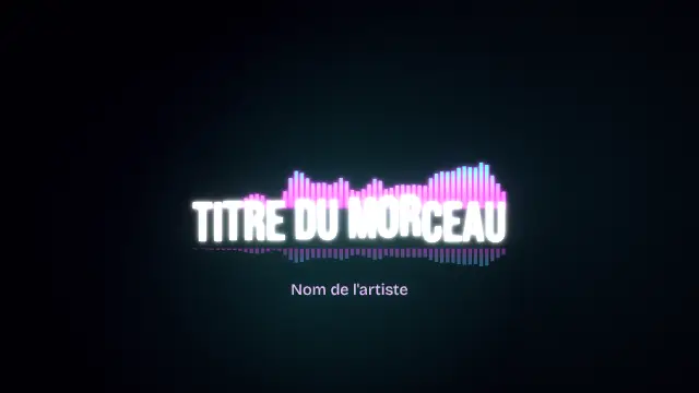 Modèle Titre rayons : aperçu de la vidéo